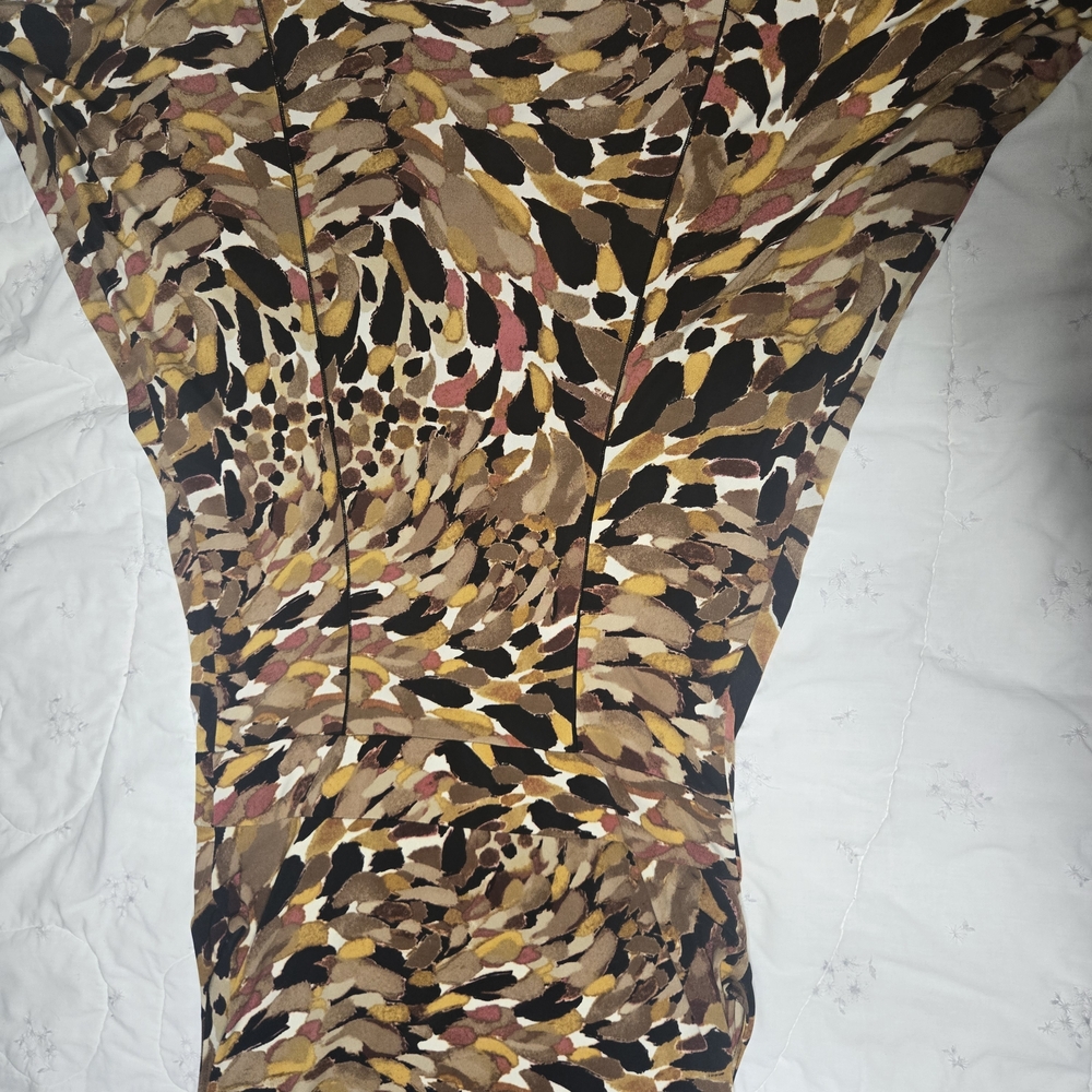 Perceptions Multicolor Patterned Midi Dress - Picture 3 of 3